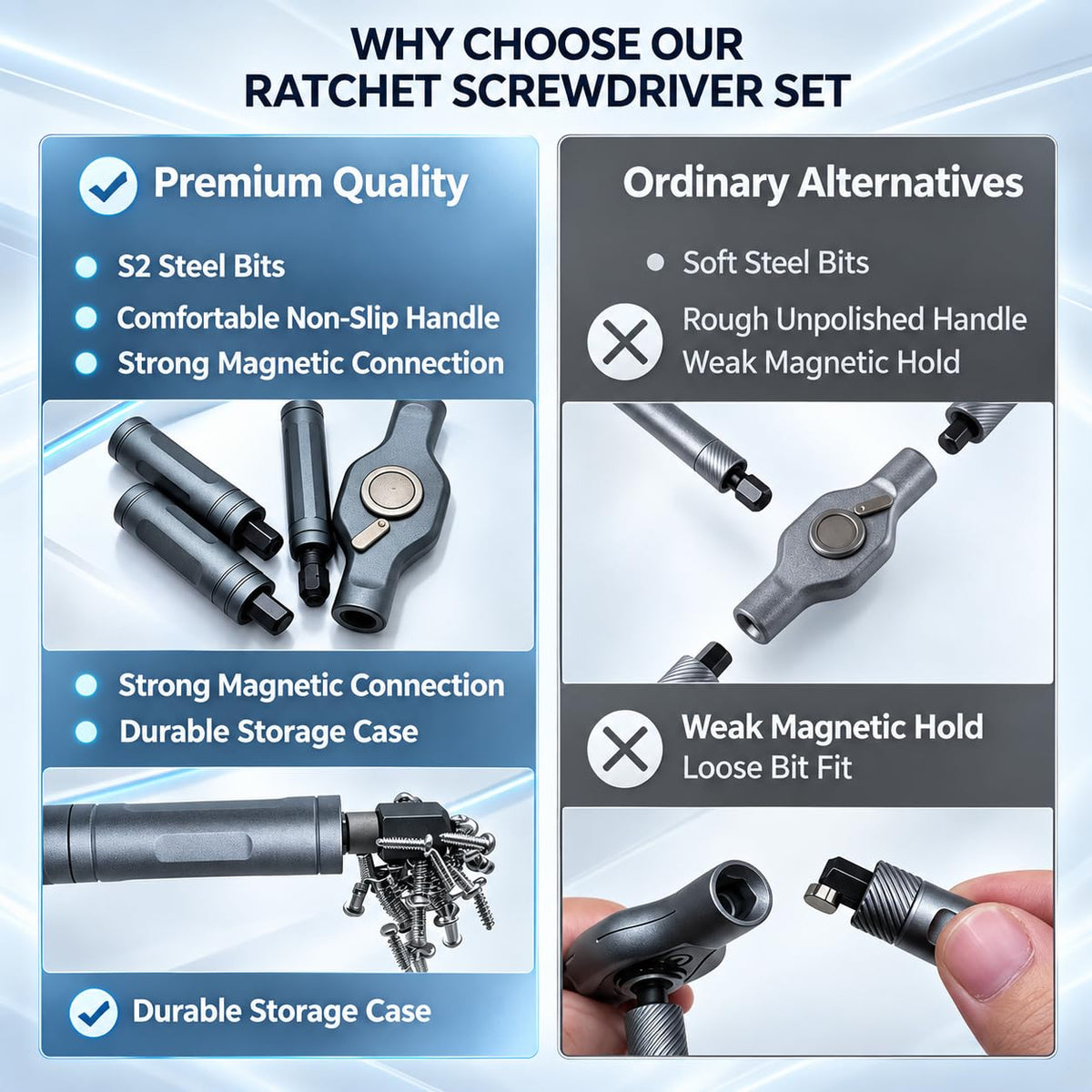 Magnetic Screwdriver Set (Upgraded 24 In 1)