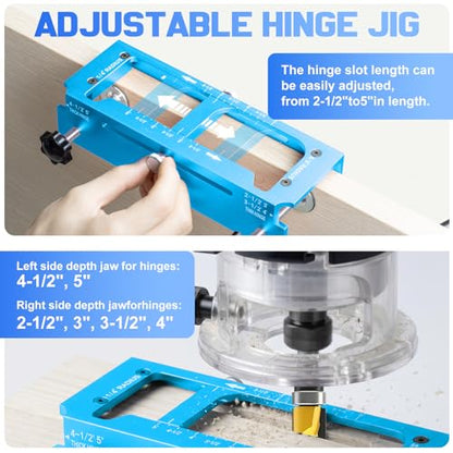 Door Hinge Jig & Lock Installation Kit