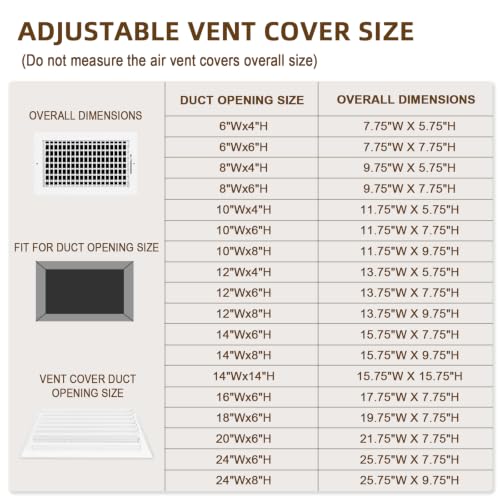 Air Vent Cover for Ceiling