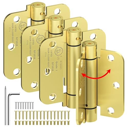 Self Closing Door Hinges Gold