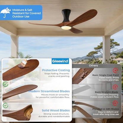low profile ceiling fan with Light