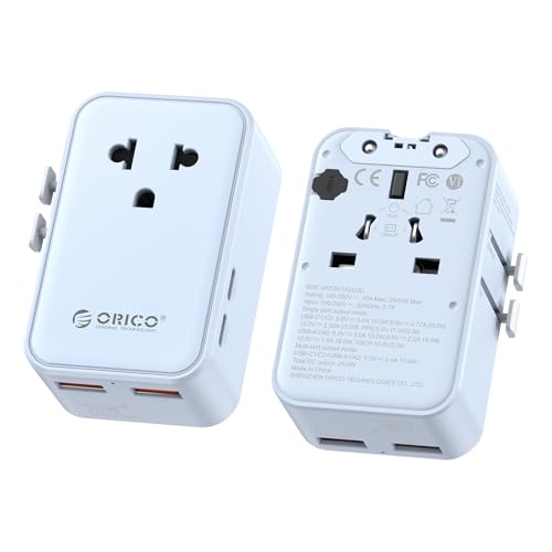 European Travel Plug Adapter USB C