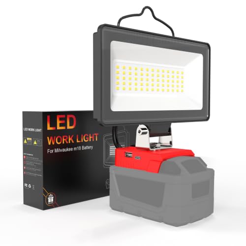 LED Work Light for Milwaukee m18 18v Battery