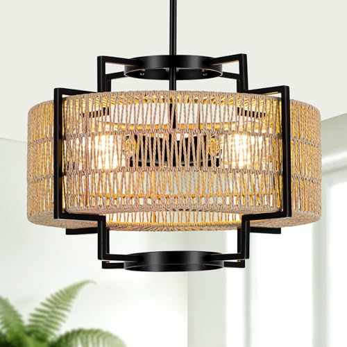 Rattan Chandelier