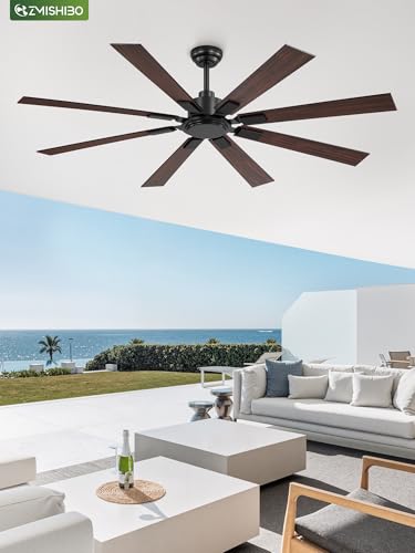 Outdoor Ceiling Fans No Light with Remote