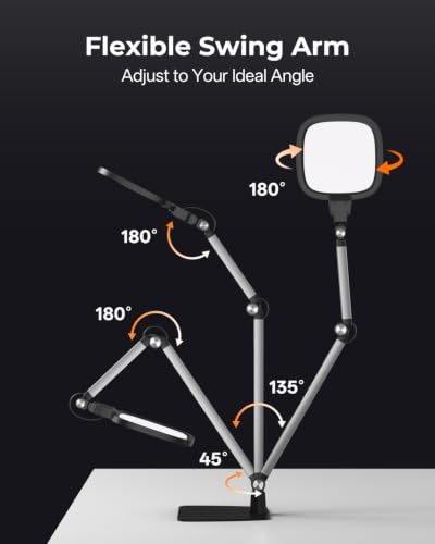 LED Desk Lamp for Home Office Video Calls