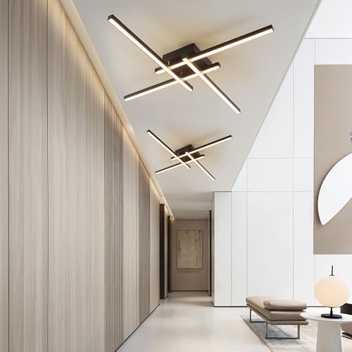 Modern LED Linear Chandelier 21"