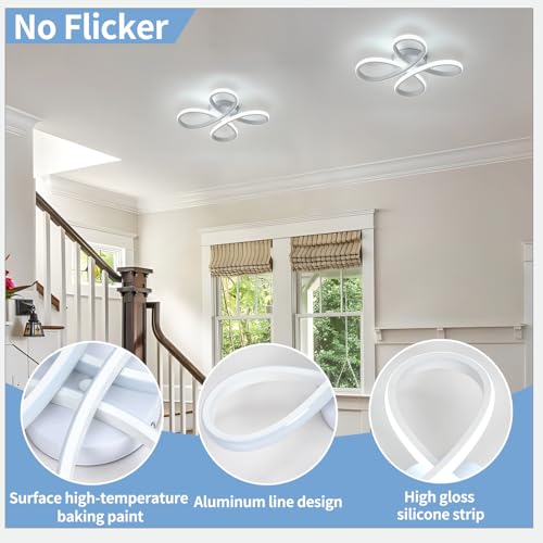 Modern LED Ceiling Light Floral