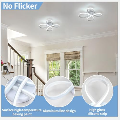 Modern LED Ceiling Light Floral