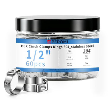 Stainless Steel PEX Cinch Clamps