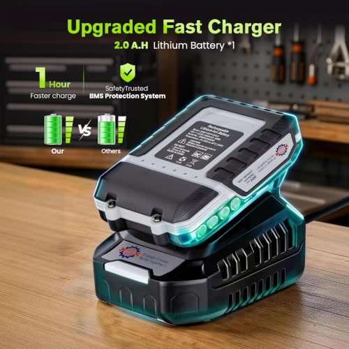 Oscillating Multi Tool Kit with LED Light and Quick Blade Change