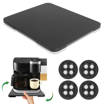 Appliance Slider 360° Rolling Sliding Tray for Countertop Coffee Maker