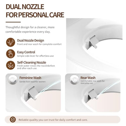 Raised Toilet Seat Elongated 18.5"