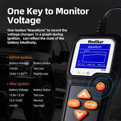 BT705 Car Battery Tester 6V 12V Load Tester
