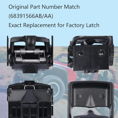 Folding Top Latch Compatible with Gladiator Wrangler JL 68391566AB