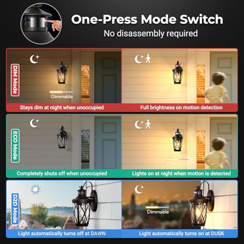 Motion Sensor Outdoor Porch Lights