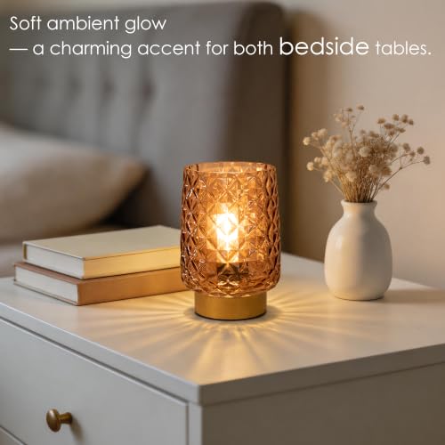 Battery Operated Table Lamp (Amber)