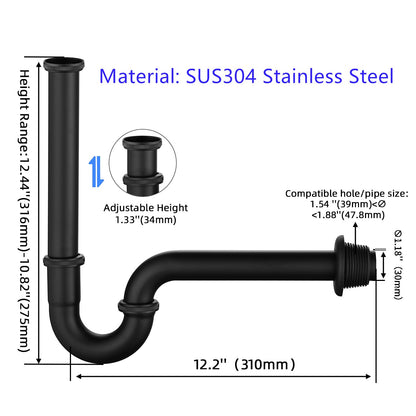 Bathroom Sink P (#Matte Black)