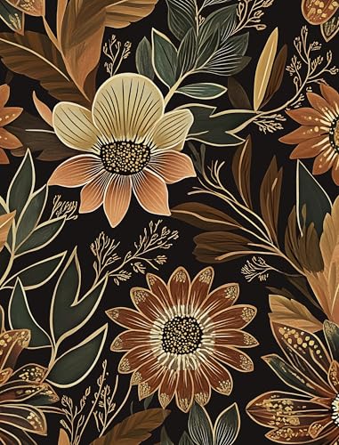 Vintage Boho Floral Peel and Stick Wallpaper