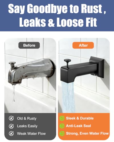 Tub Spout with Diverter (Matte Black)