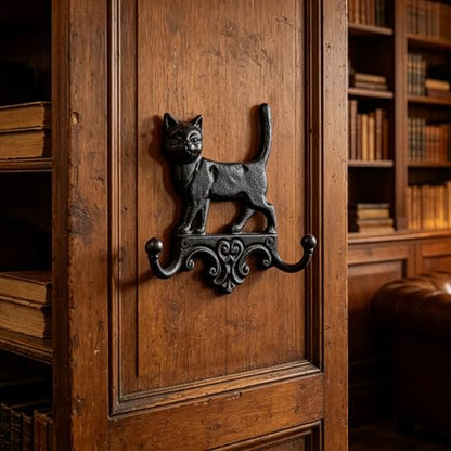 Cast Iron Vintage Dog Wall Hooks