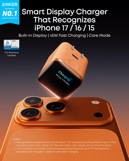 Nano Smart Display Charger (Orange2)