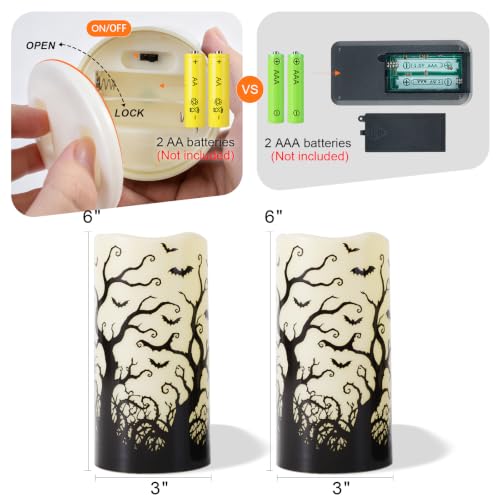 Halloween Flameless Candles