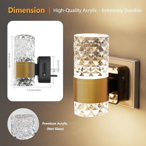 LED Night Lights Plug into Wall 2 Pack