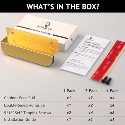 Under Cabinet Foot Pull