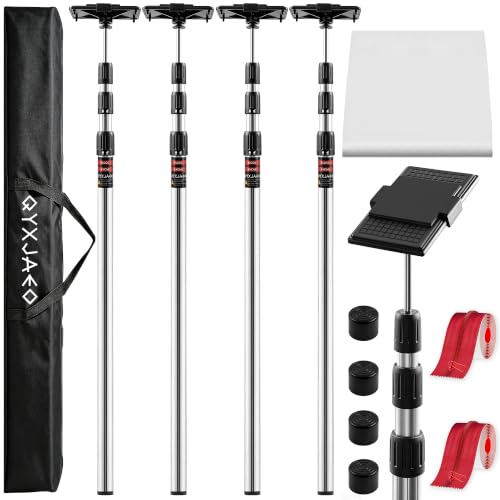 Dust Barrier Poles System with Zipper Door for Construction