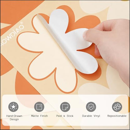 52 Pcs Large Groovy Daisy Wall Decals (Groovy)