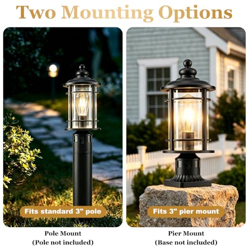 Motion Sensor Outdoor Post Lights