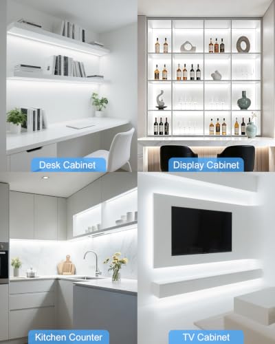 COB LED Strip Light DIY Under Shelf Lighting Kit