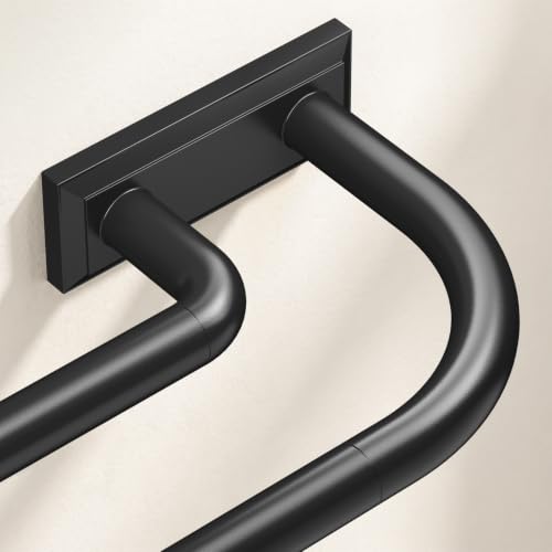 Double Curtain Rod 34 (Black / 34"-120")