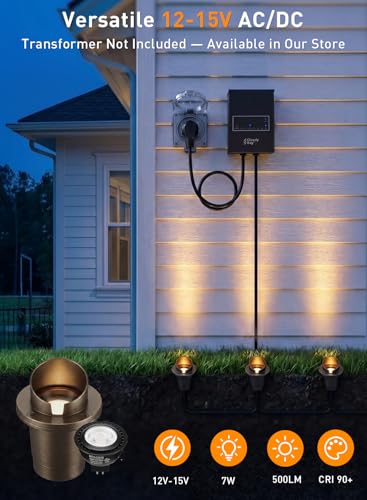In ground Well Lights Brass
