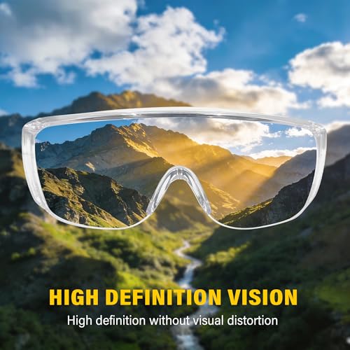 Clear Safety Glasses Over Eyeglasses