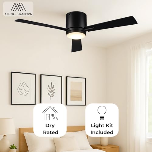 Asher Hamilton Vero 52 Inch Low Profile Indoor Ceiling Fan
