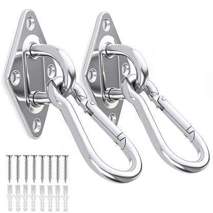 6.3 Inch Heavy Duty Eye Hooks M10 Self Tapping Eyelet Screws for Hammock Stand