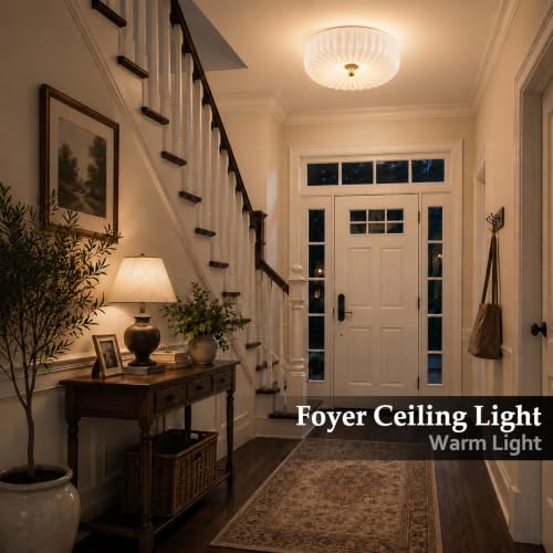 Gold Flush Mount Ceiling Light