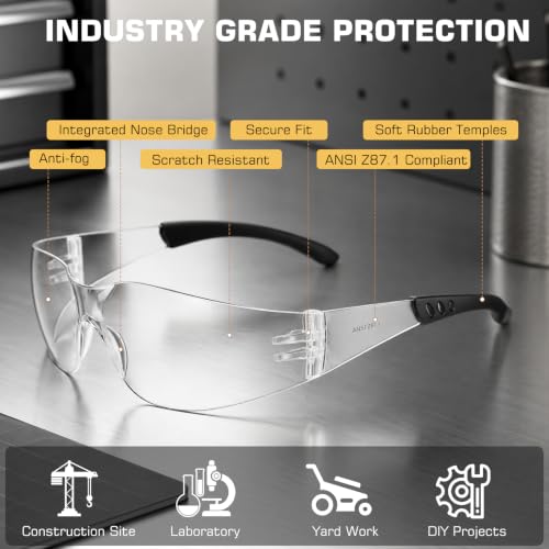 Clear Safety Glasses