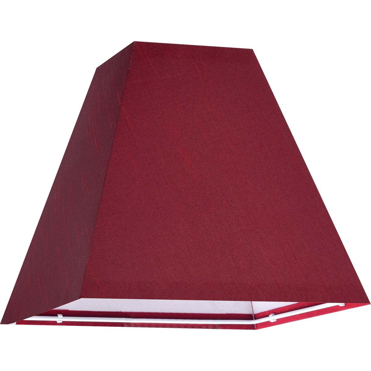 Small Lamp Shades Set of 2 (Burgundy-red faux silk / 4 × 9 × 8.3 inches (2 pack))