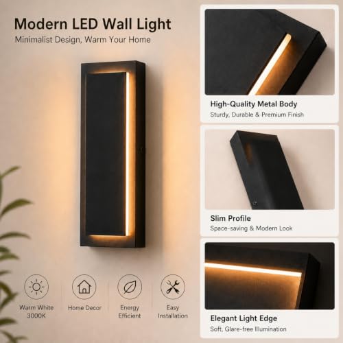 Modern LED Wall Sconces Aluminum Indoor Wall Mount Lamp