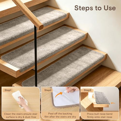 Stair Treads for Wooden Steps Indoor