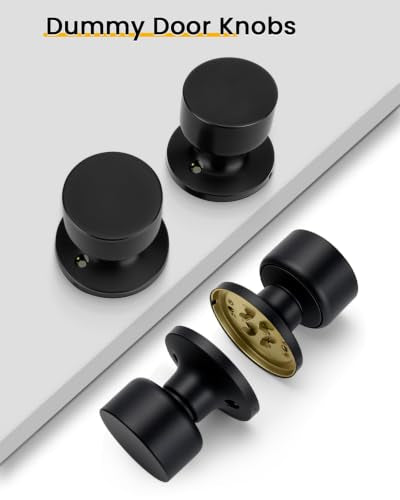Matte Black Door Knobs MS2733