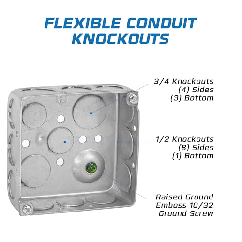 4x4 Electrical Junction Boxes with Covers