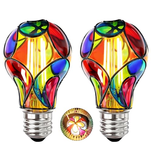 Stained Glass Light Bulb