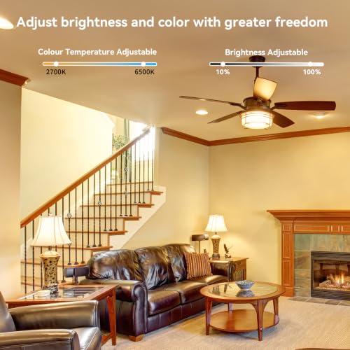 Smart E26 LED Bulbs with Remote Control and App Control