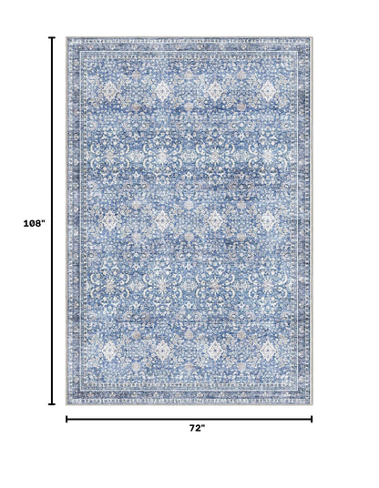 6x9 Area Rugs (Blue / 6' x 9' (Rectangular))