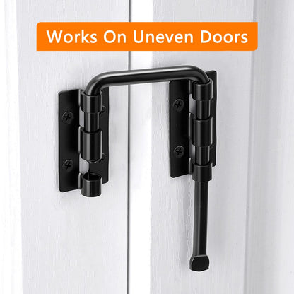 Black Multi Angle Sliding Door Loop Lock (Black)