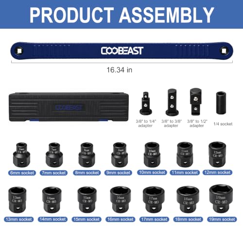 Pro Offset Extension Wrench 19PCS